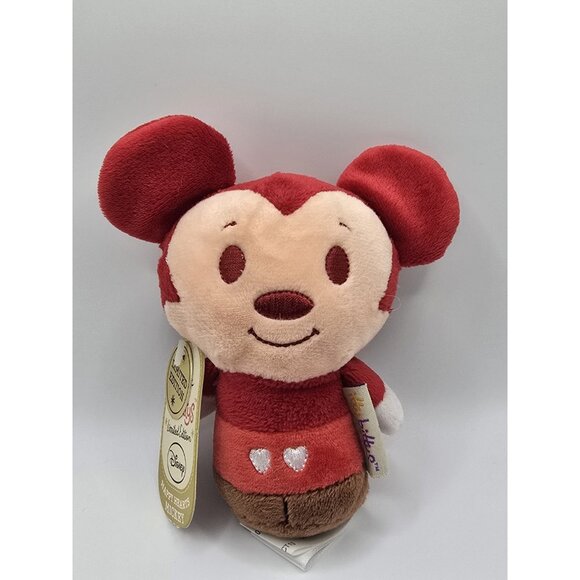 Hallmark Itty Bittys - Happy Hearts Mickey (Mouse) Disney NWT Plush Stuffed Toy - Picture 4 of 4